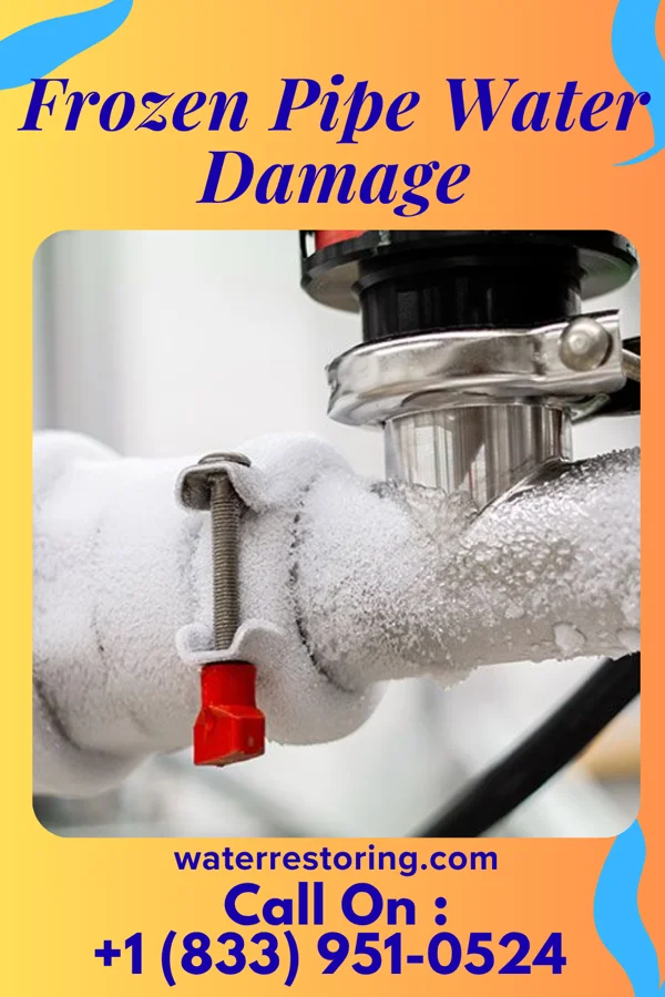 Frozen Pipe Water Damage in Eleanor, WV